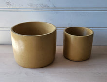 Load image into Gallery viewer, Cylinder Planter- 5" and 7" Mustard