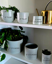 Load image into Gallery viewer, Concrete Plant Pots- Pewter Blue | 3" 4" 5" 7"