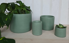 Load image into Gallery viewer, Concrete Plant Pots- Emerald Green | 3" 4" 5" 7"