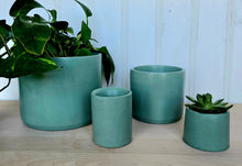 Load image into Gallery viewer, Concrete Plant Pots- Teal Blue | 3" 4" 5" 7"