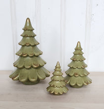 Load image into Gallery viewer, Concrete Christmas Trees - Olive - Tree's 1/2/3 Featured