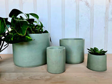 Load image into Gallery viewer, Concrete Plant Pots- Mint Blue | 3" 4" 5" 7"