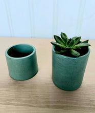 Load image into Gallery viewer, Concrete Plant Pots- Teal Blue | 3" 4" 5" 7"