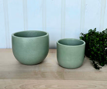 Load image into Gallery viewer, Concrete Plant Pots- Mint Blue | 3" 4" 5" 7"