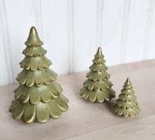 Load image into Gallery viewer, Concrete Christmas Trees - Olive - Tree's 1/2/3 Featured