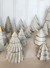 Load image into Gallery viewer, Concrete Christmas Trees - White - Tree's 1/2/3 Featured