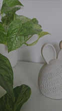 Load and play video in Gallery viewer, Textured Bunny Egg Decor
