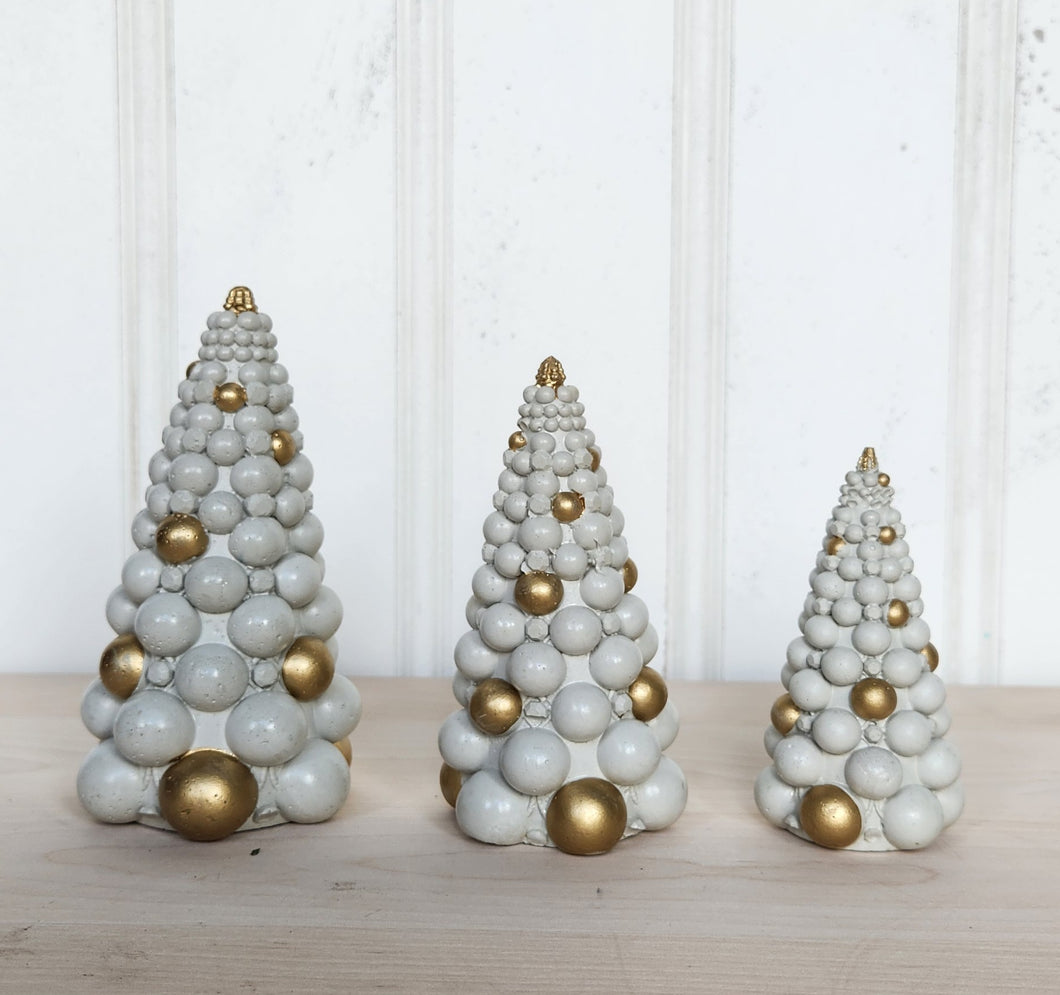 Concrete Christmas Trees - White - Tree's 4/5/6 Featured
