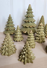 Load image into Gallery viewer, Concrete Christmas Trees - Olive - Tree&#39;s 7/8 Featured
