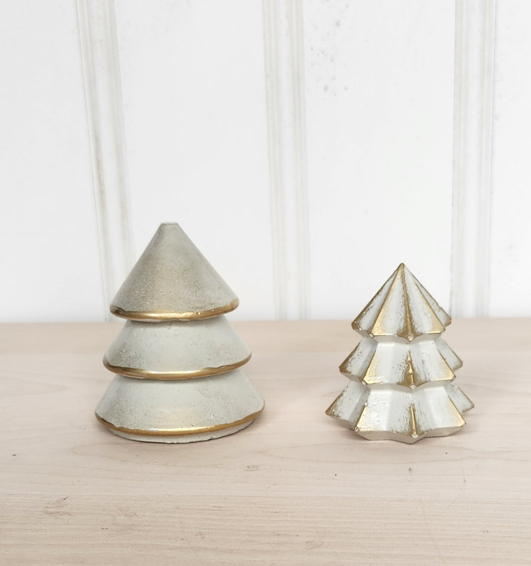 Concrete Christmas Trees - White - Tree's 21/22 Featured