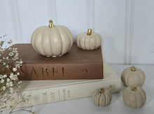 Load image into Gallery viewer, Pumpkin Decor- Cream
