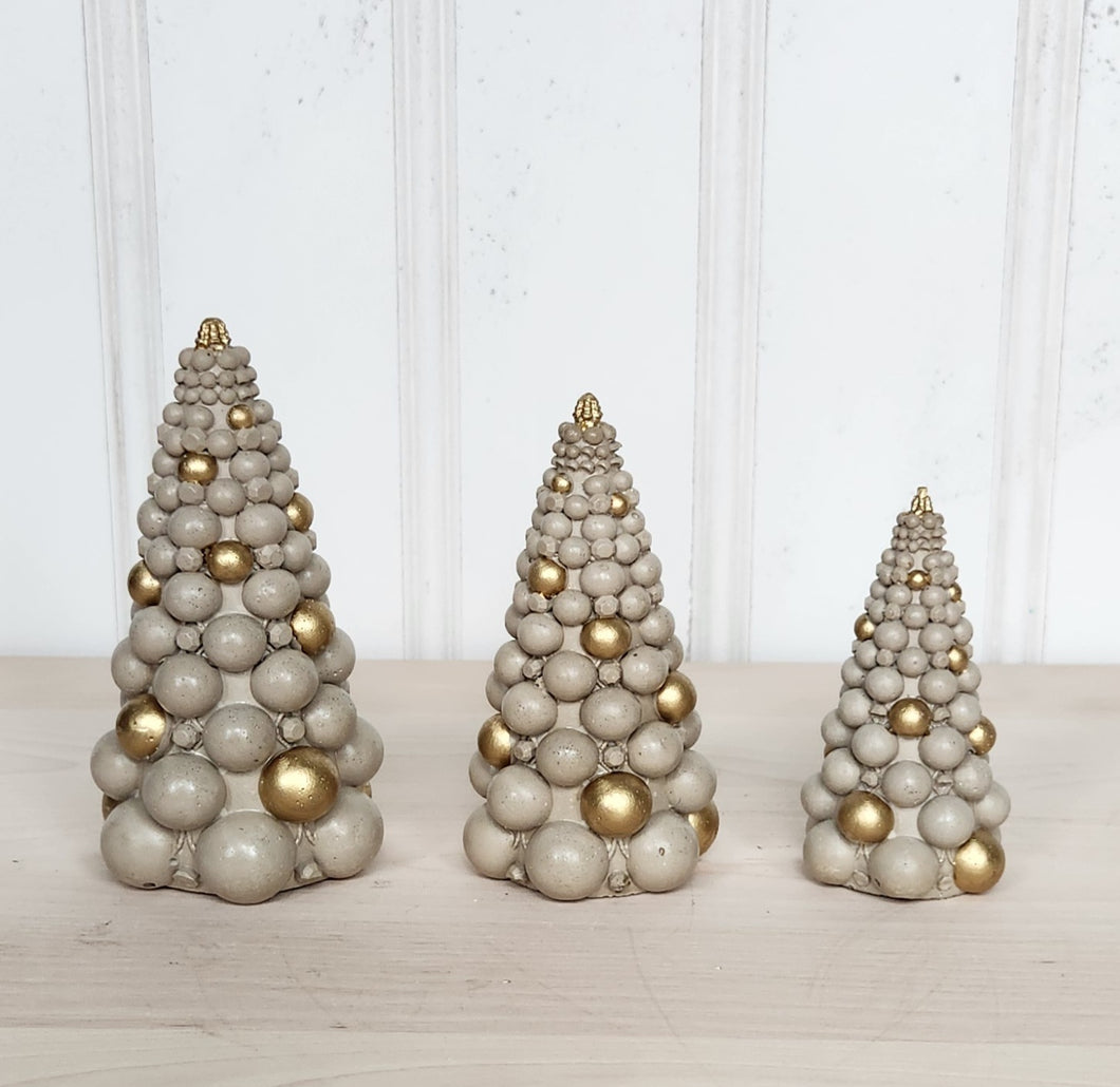 Concrete Christmas Trees - Beige - Tree's 4/5/6 Featured