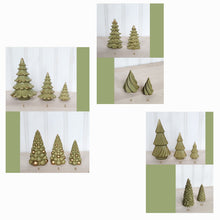 Load image into Gallery viewer, Concrete Christmas Trees - Olive - Tree&#39;s 1/2/3 Featured
